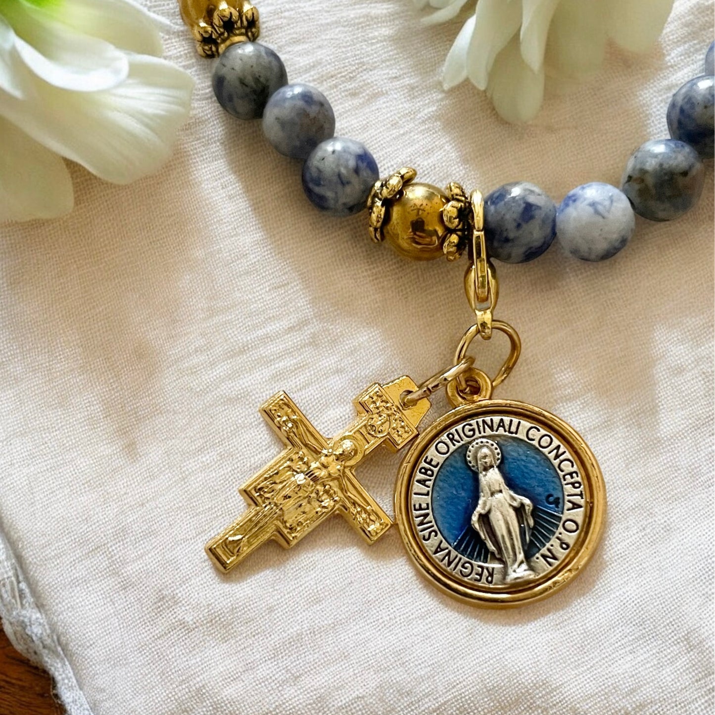 Blessed Virgin Rosary Bracelet