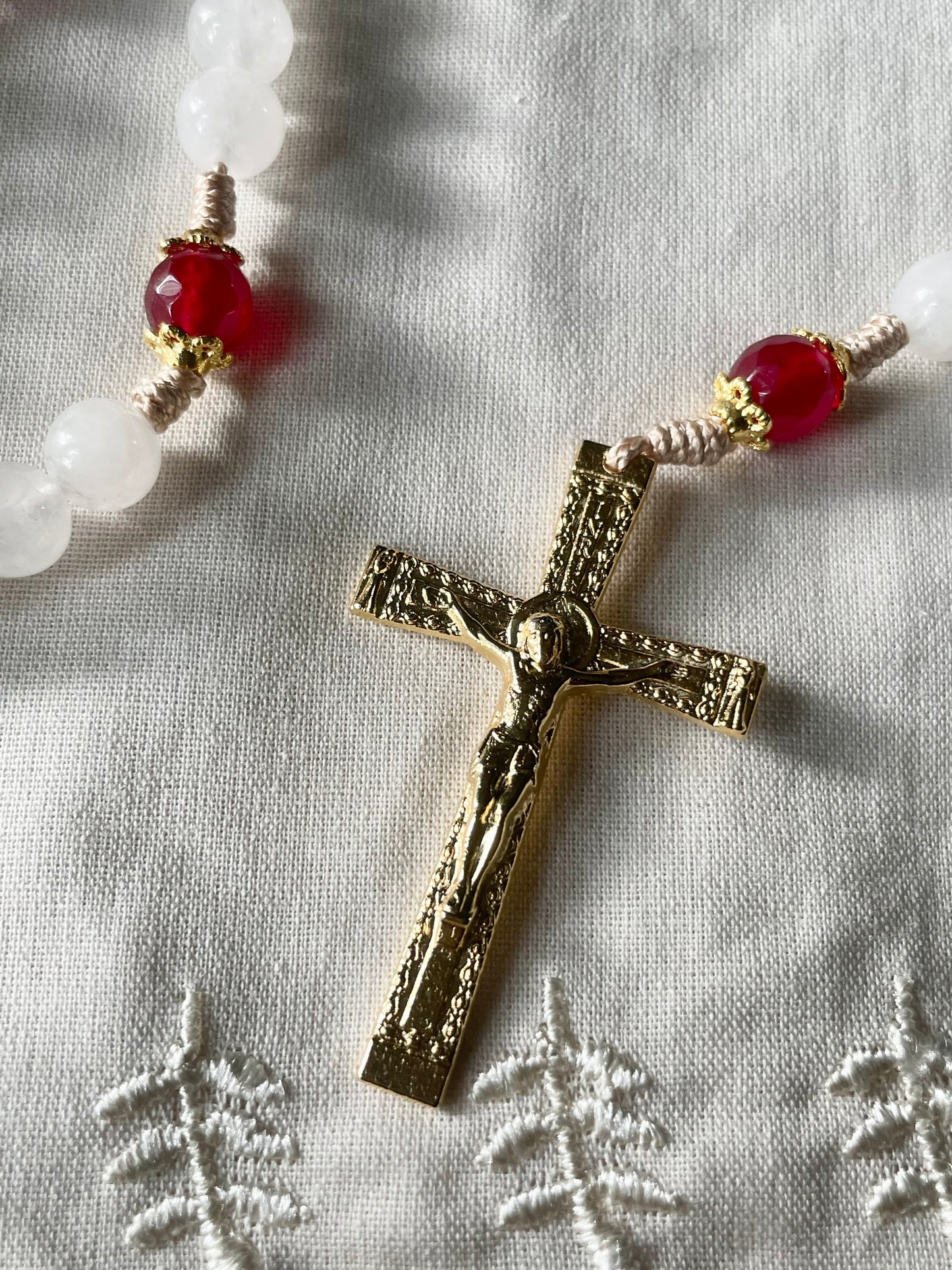 Life’s Hard Pray Harder Sacred Heart Rosary
