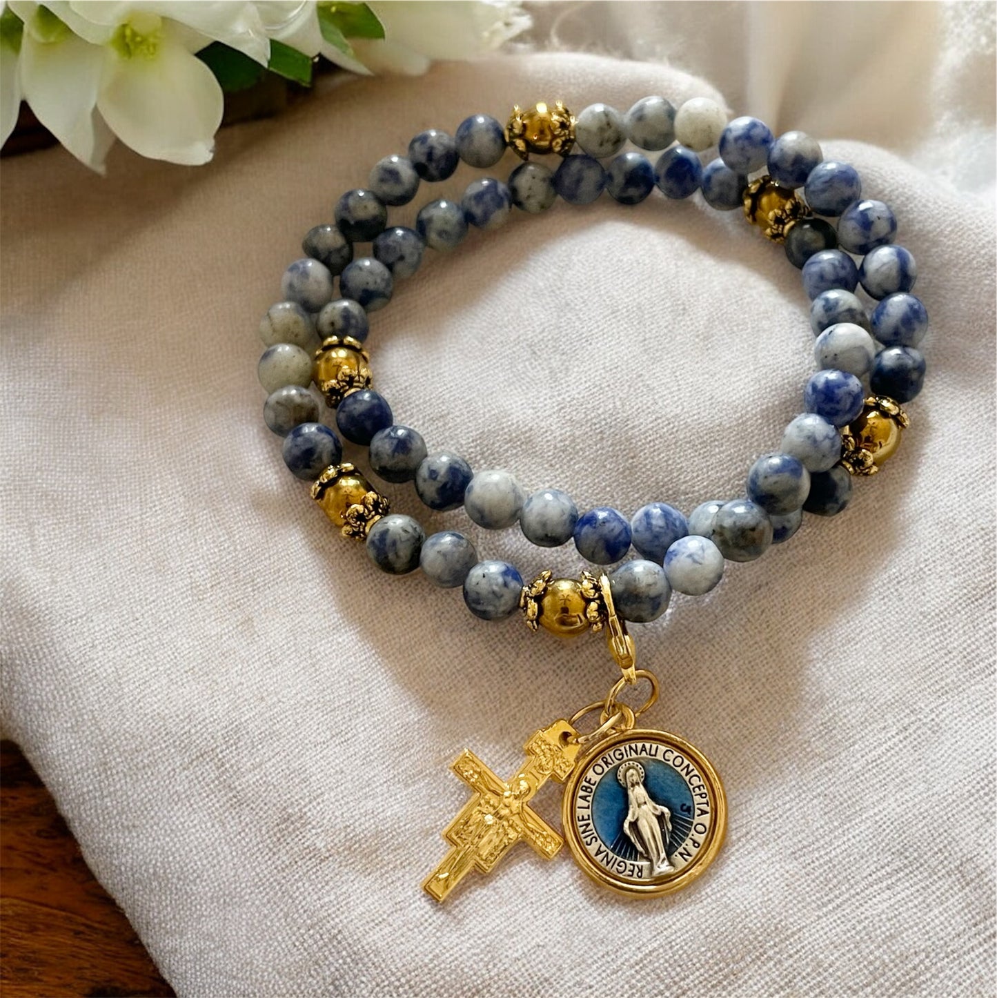 Blessed Virgin Rosary Bracelet