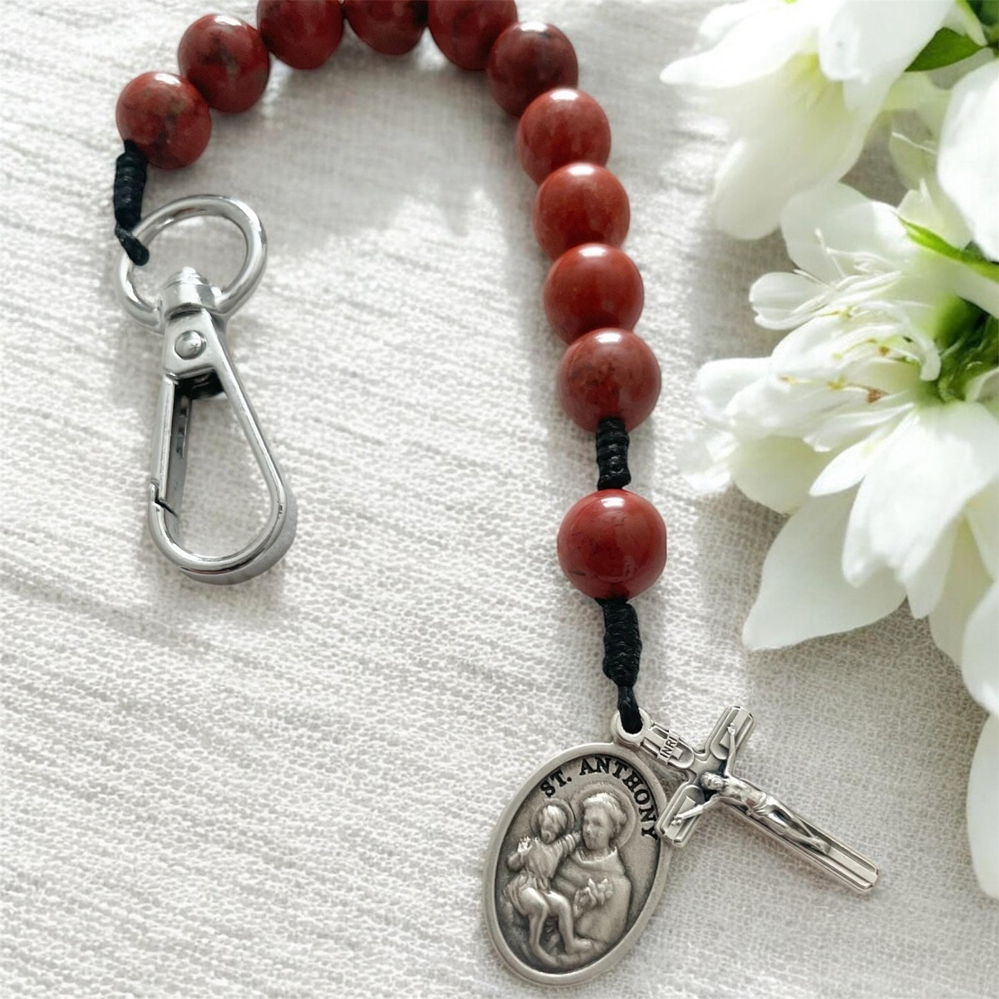Saint Joseph and Saint Anthony Pocket Rosaries - One Decade
