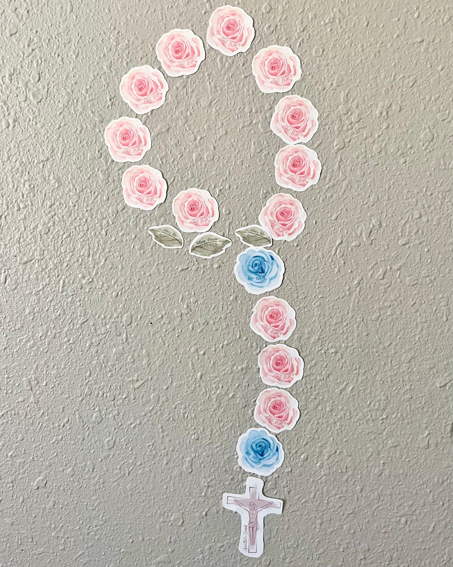 Rosary Wall and Window Vinyl Stickers
