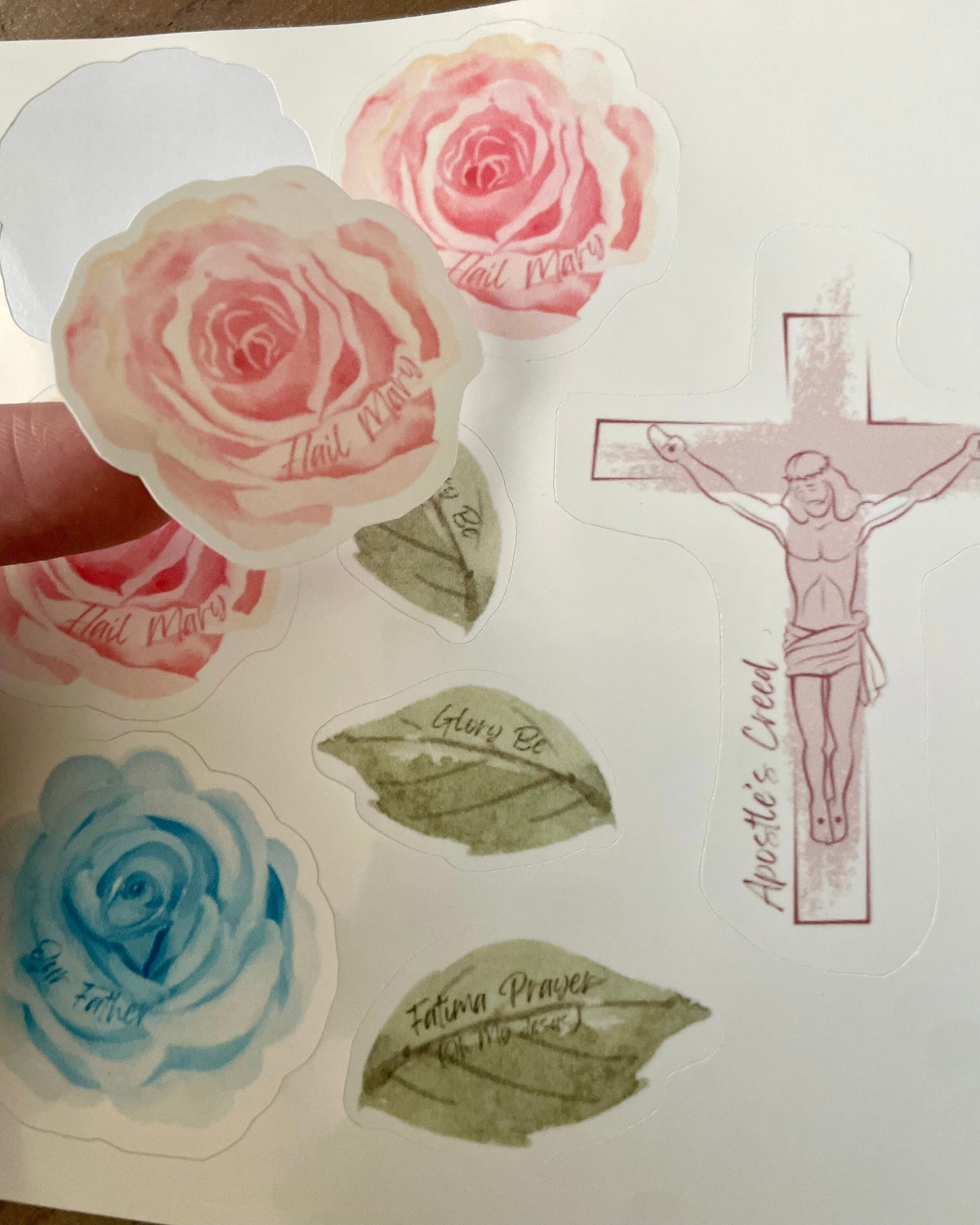 Rosary Wall and Window Vinyl Stickers