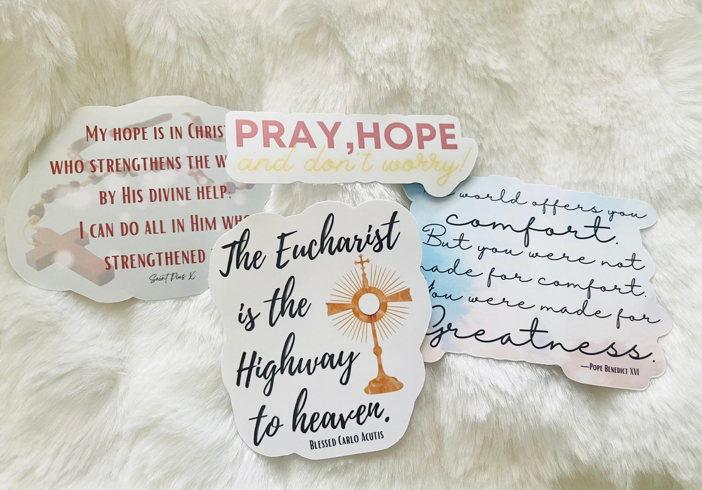 Quotes from the Saints - Vinyl Stickers