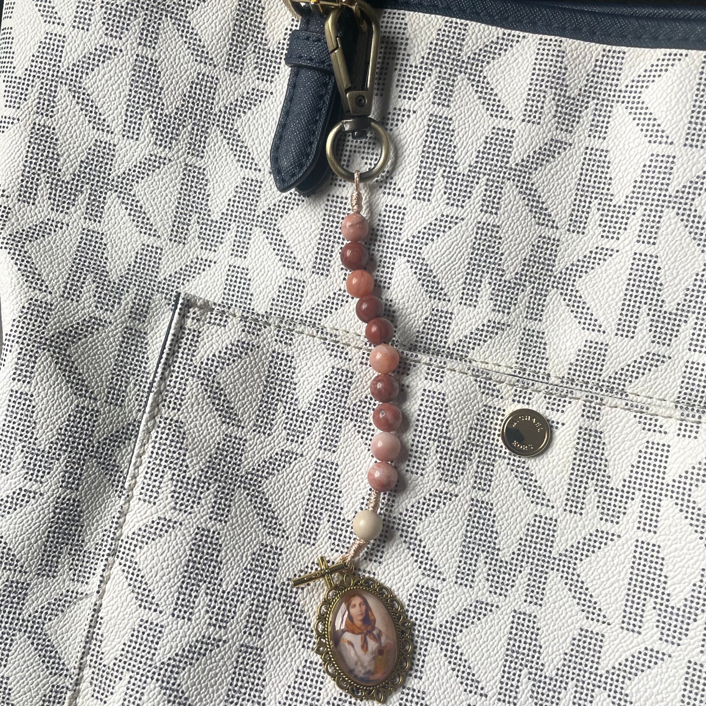 Pocket Rosary Keychain - Various Saints