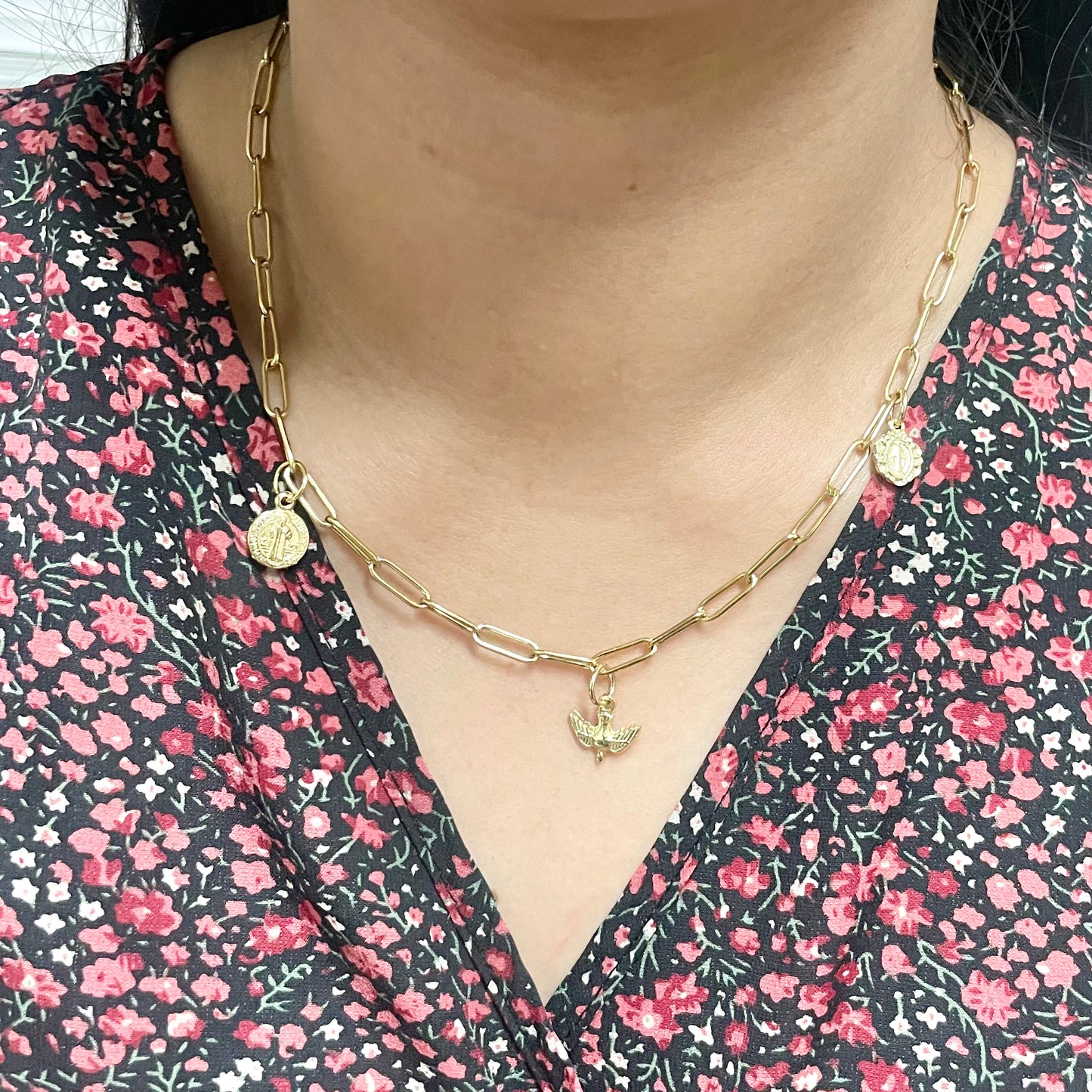 May Special Sale! Come Holy Spirit Necklace - Stainless Steel and Hypoallergenic