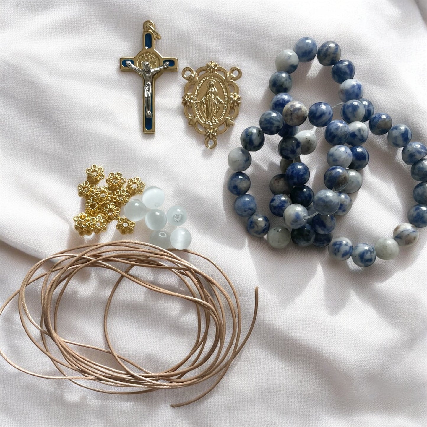 DIY Rosary Kit Blessed Virgin - Miraculous Medal Rosary