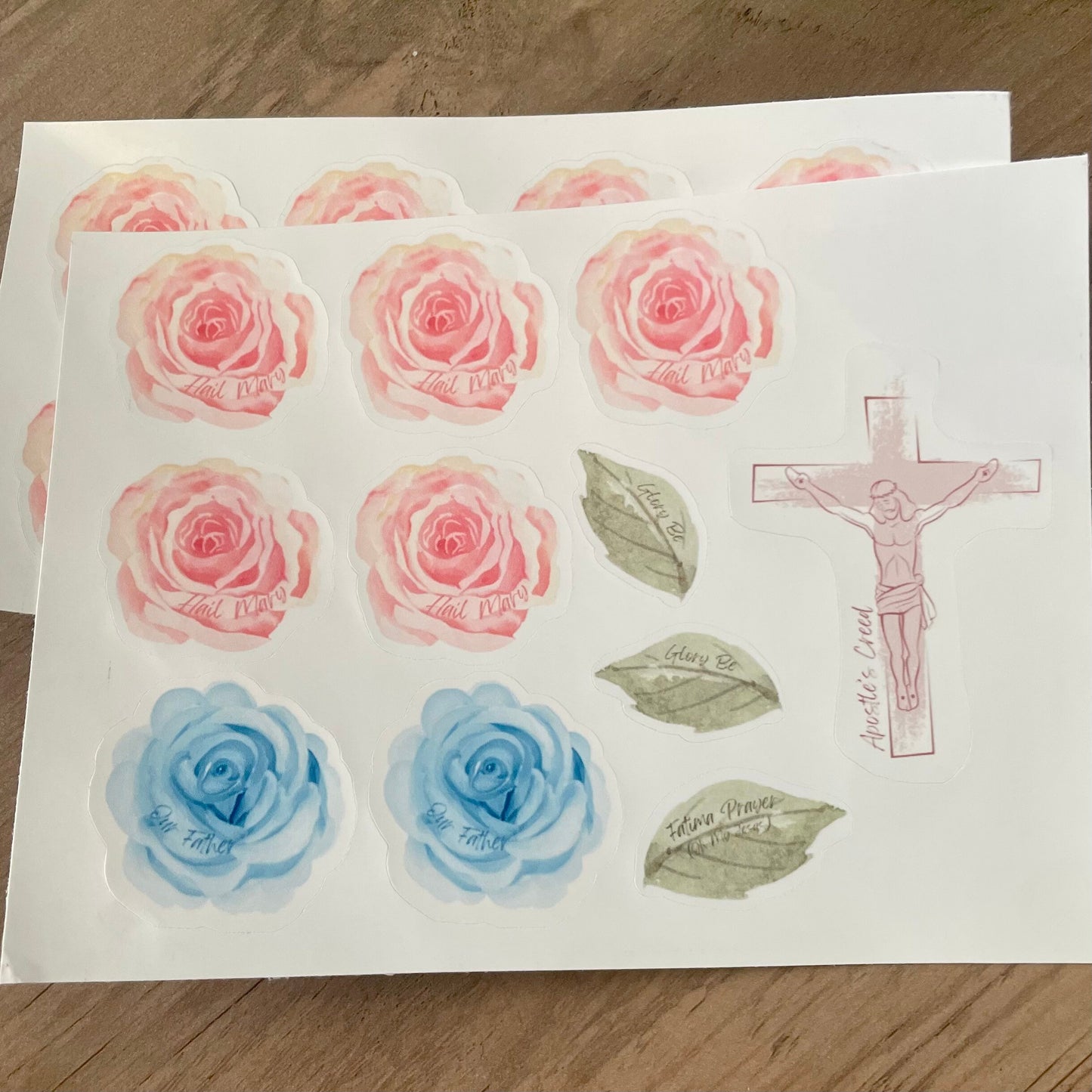 Rosary Wall and Window Vinyl Stickers