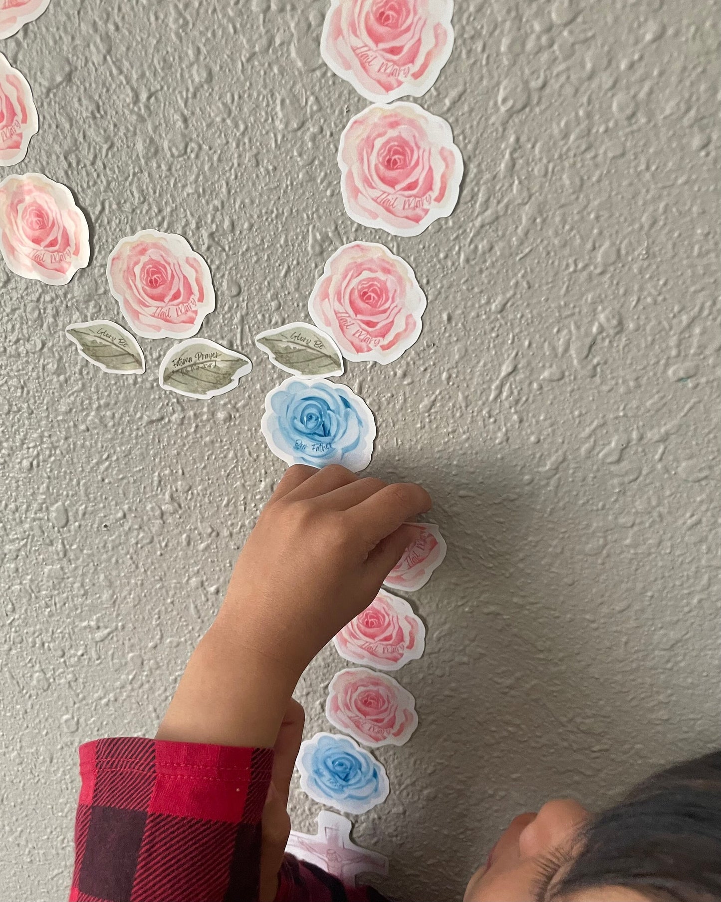 Rosary Wall and Window Vinyl Stickers