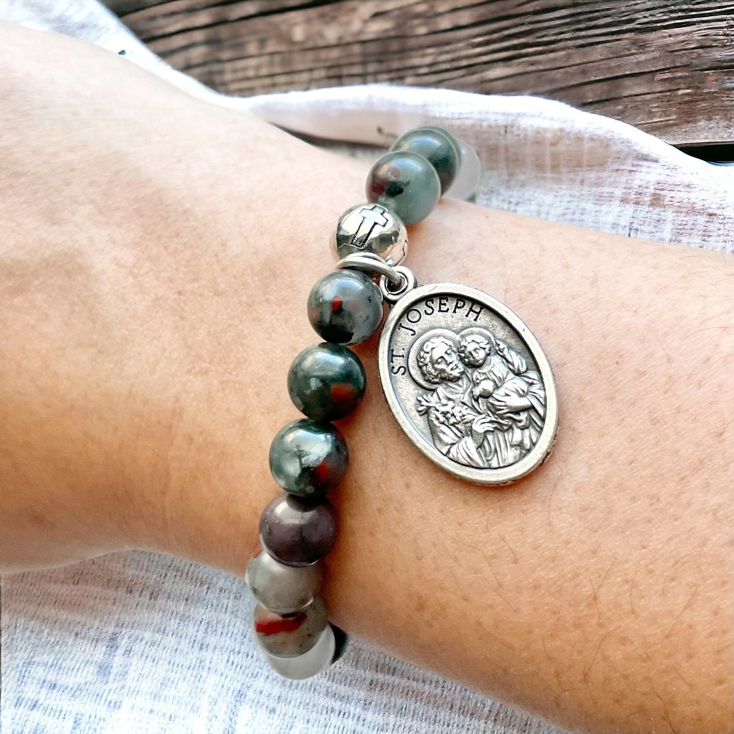 Saint Joseph Medal Bracelet