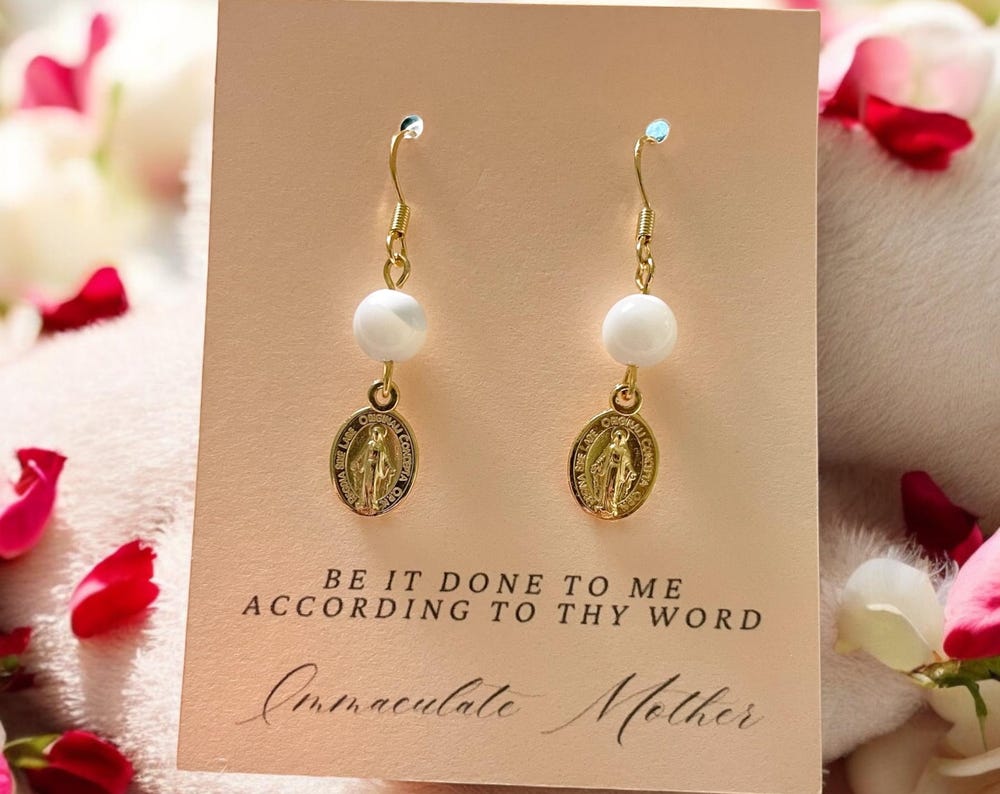 Immaculate Mother Earrings