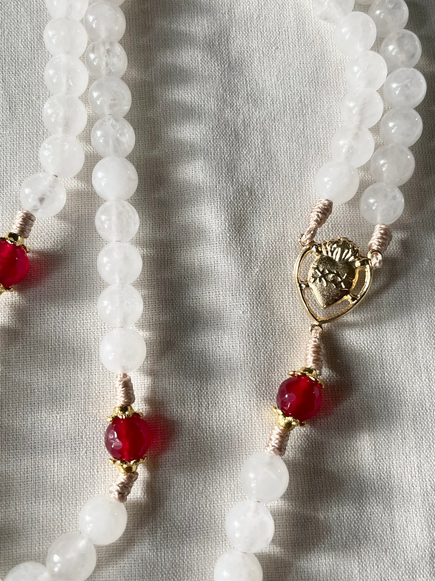 Life’s Hard Pray Harder Sacred Heart Rosary