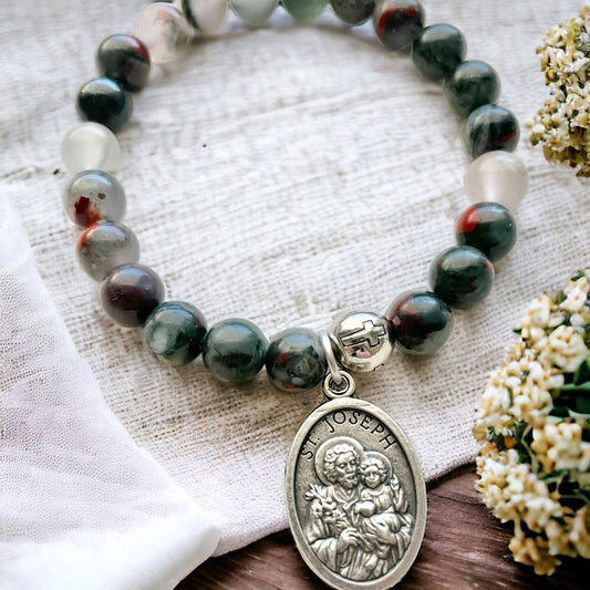 Saint Joseph Medal Bracelet