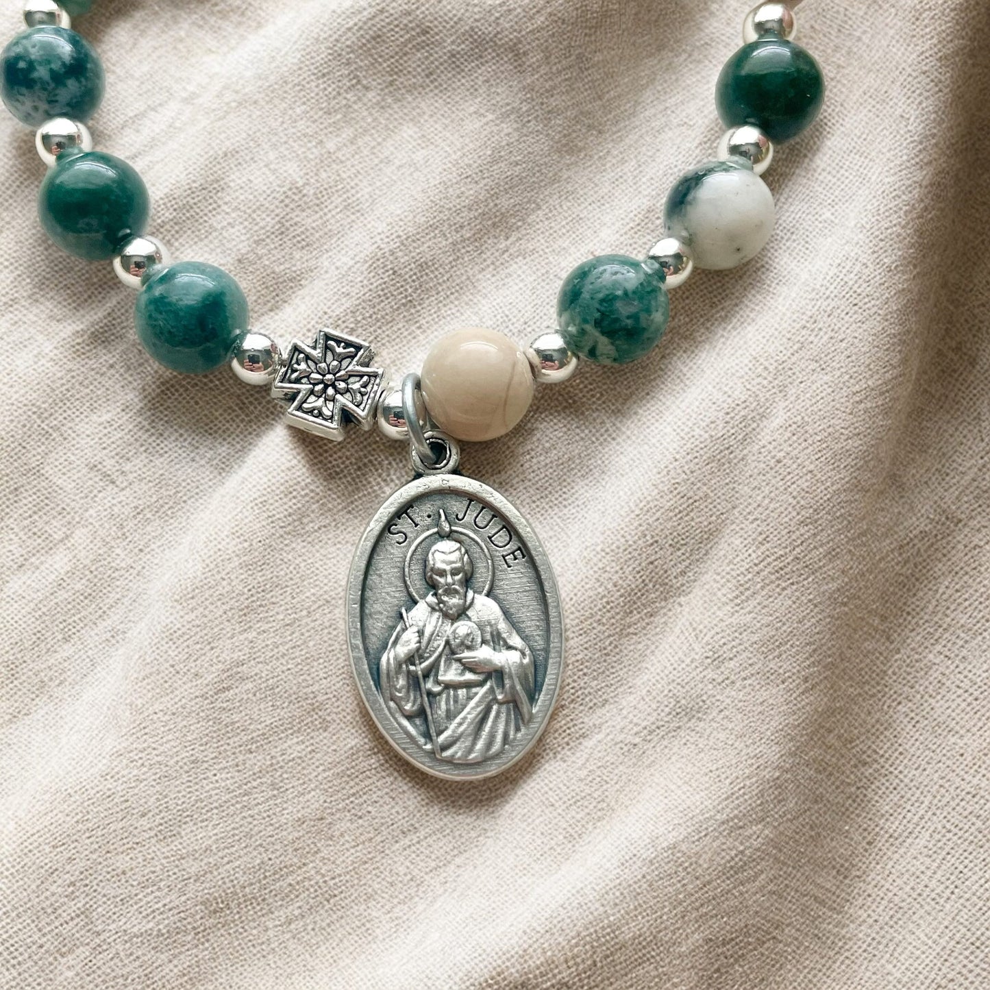 Saint Jude Rosary Bracelet - Patron of the Impossible