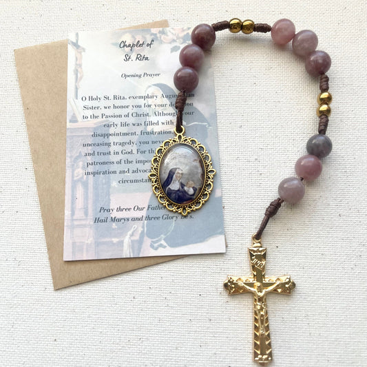 Saint Rita Chaplet - 9 Bead