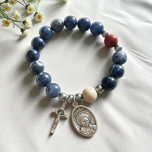 Saint Carlo Acutis Rosary Bracelet