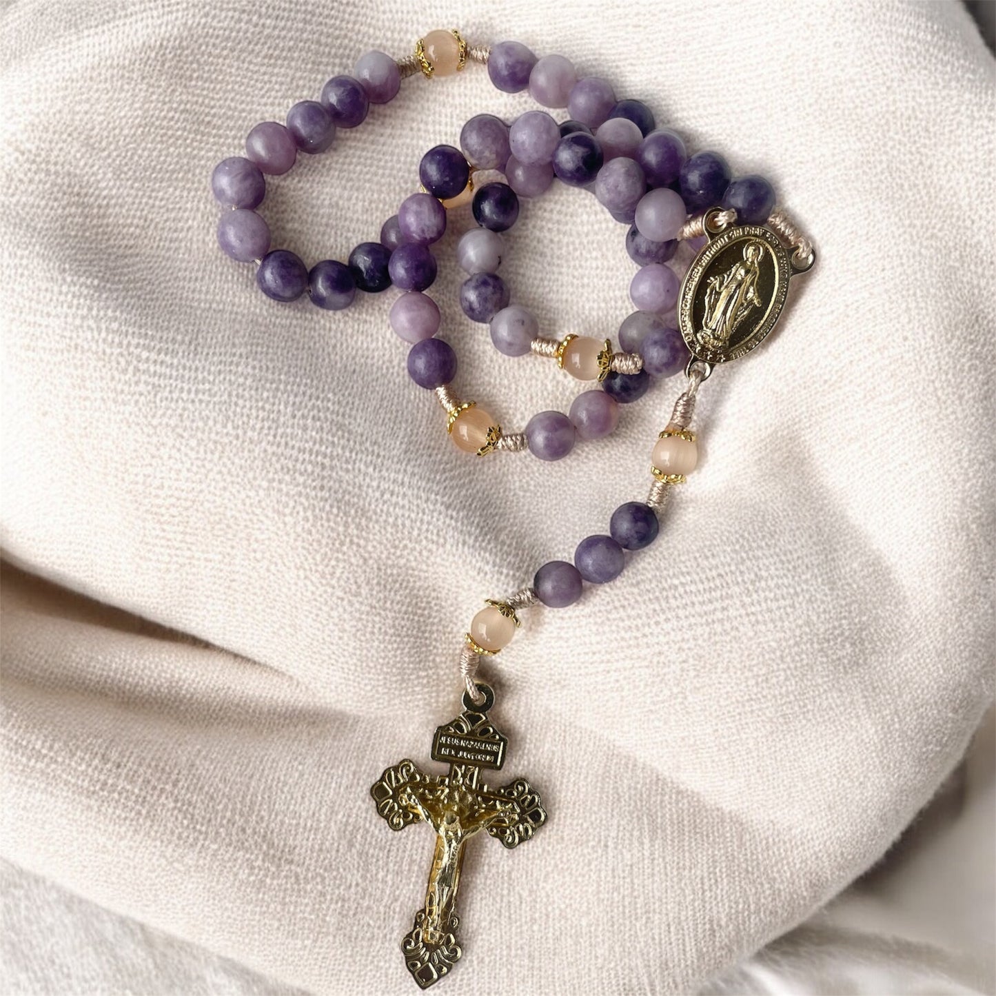 Blessed Virgin Rosary - Purple (Lent/Advent) Edition