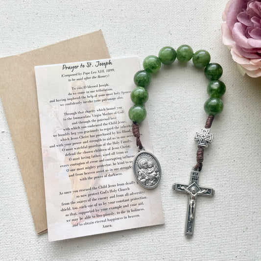 St Joseph Pocket Rosary - One Decade